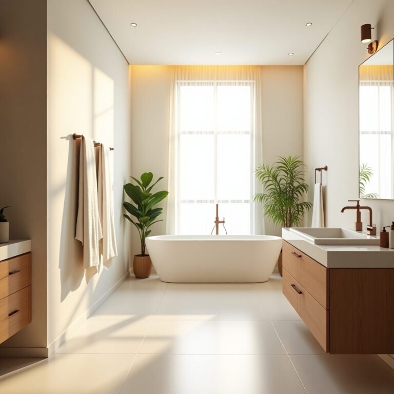 make your bathroom look like a spa