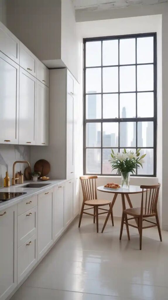 12 Loft Kitchen Designs with Clever Under-Counter Dining Nooks 5 image 4