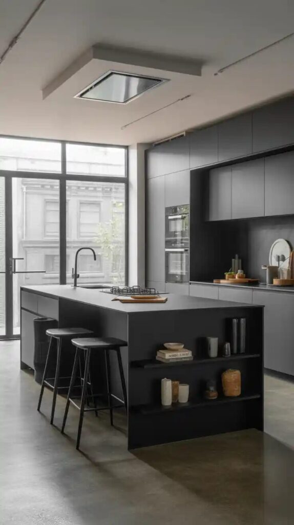 12 Loft Kitchen Designs with Clever Under-Counter Dining Nooks 7 image 6