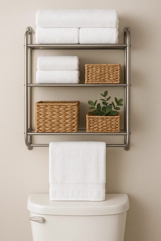 10 Bathroom Towel Rack Ideas to Maximize Space and Style 2 image 31