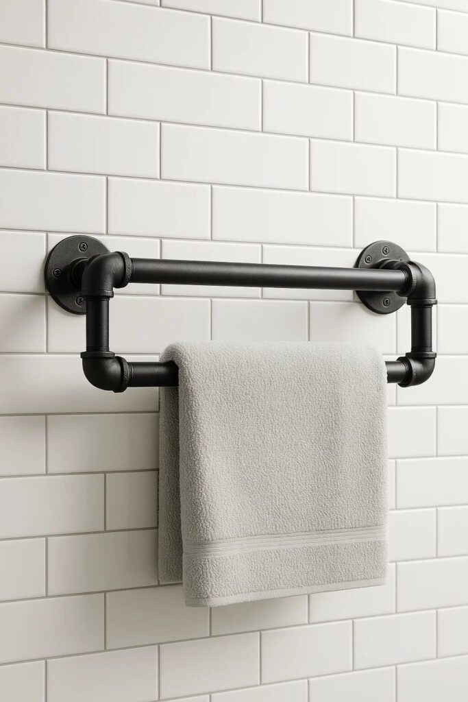 10 Bathroom Towel Rack Ideas to Maximize Space and Style 4 image 33