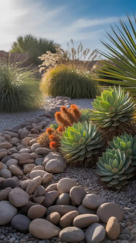 30 Stunning River Rock Landscaping Ideas to Transform Your Outdoor Space 18 River Rock Landscaping Ideas