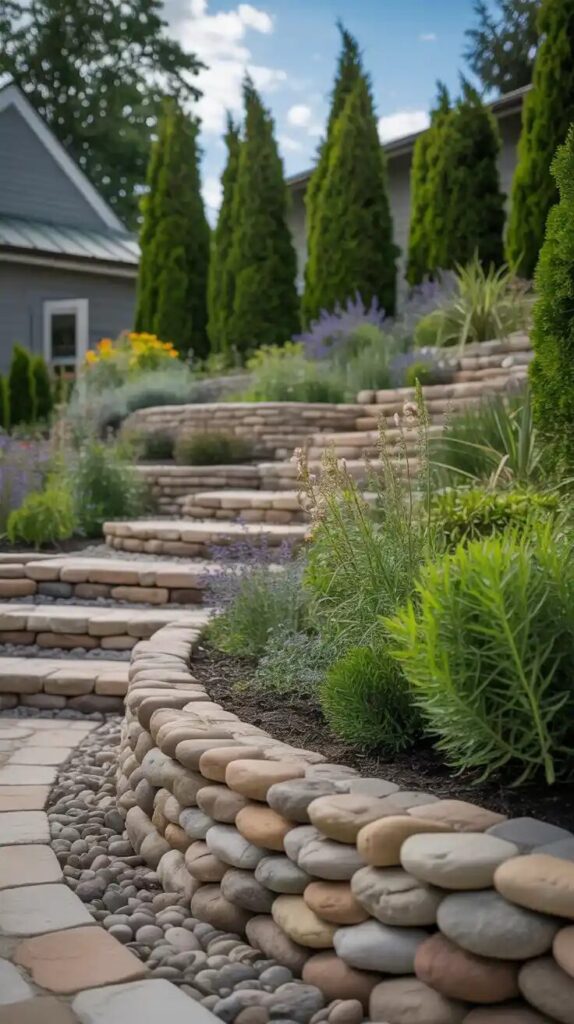 30 Stunning River Rock Landscaping Ideas to Transform Your Outdoor Space 24 River Rock Landscaping Ideas